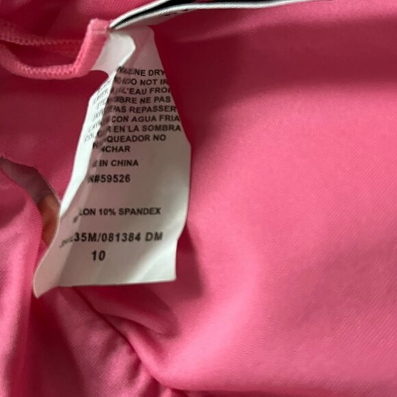 TRINA TURK Playa De Flor Plunge Maillot One-Piece Swimsuit Size 10 Floral Cutout - Picture 7 of 9